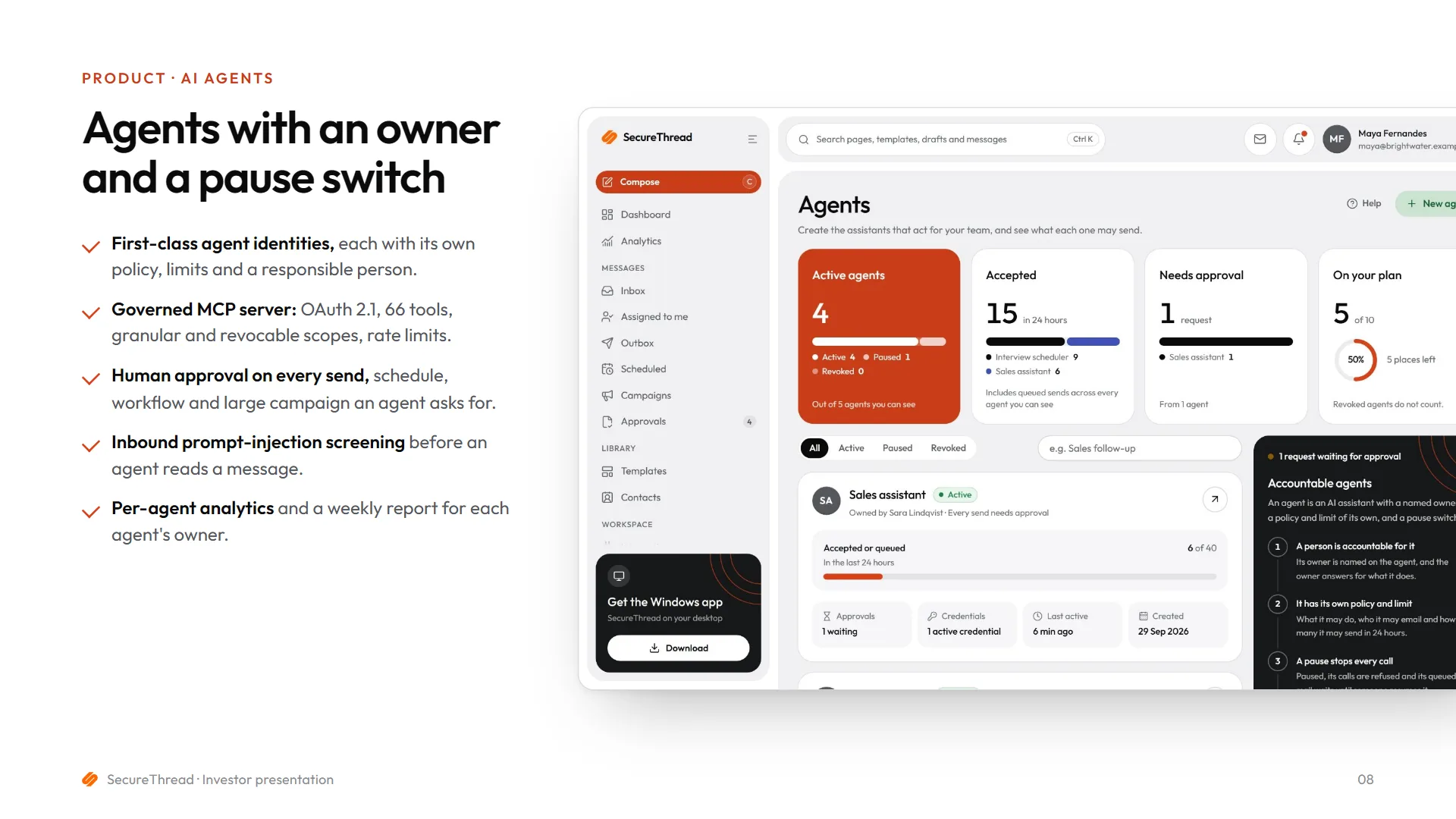 Slide 8 of 24: Product: AI agents