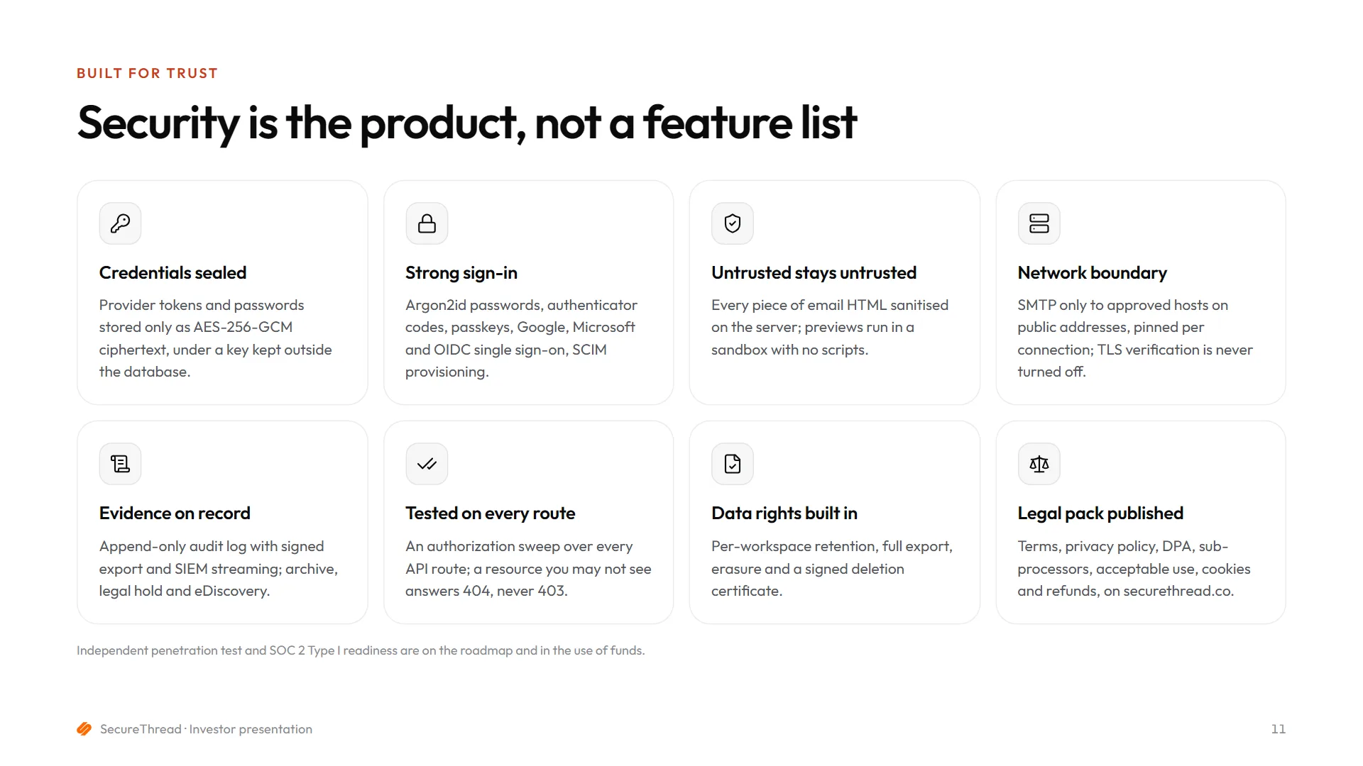 Slide 11 of 24: Built for trust